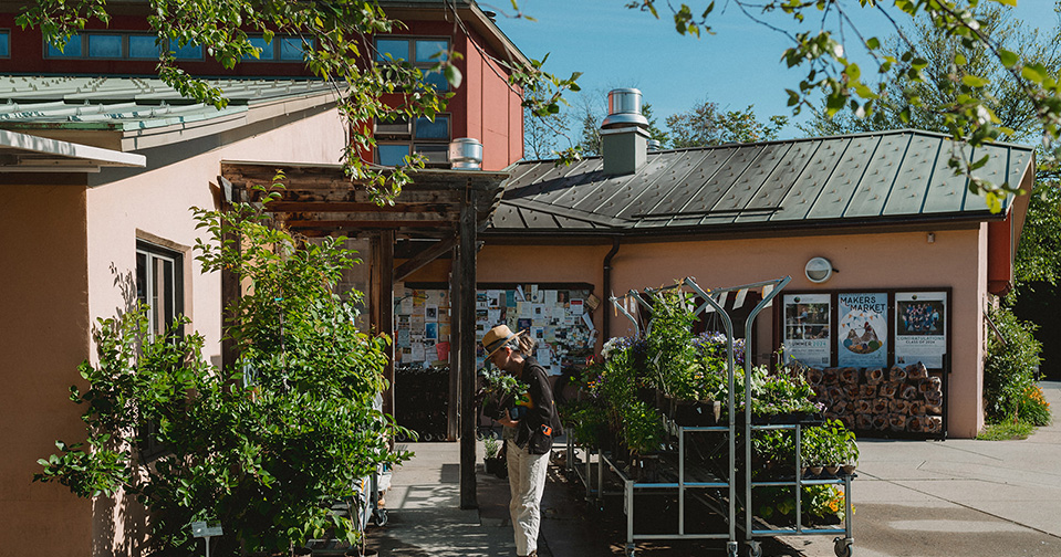 Hawthorne Valley Farm Store exterior. Photo by Keetch Miller.